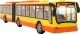 LeanToys Autobus Miejski Przegubowy Zdalnie Sterowany RC Pomarańczowy 3