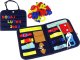 LeanToys Walizka Tablica Manipulacyjna Sensoryczna Dla Malucha (15195) 1