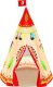 LeanToys Namiot Tipi Dla Dzieci Styl Indiański Ogród Kremowy 160 cm x 105 cm 2