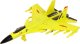 LeanToys Samolot myśliwski 1:72 Żółty 1
