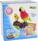 LeanToys Śpiewająca Kolorowa Papuga Z Klatką 3