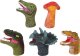 LeanToys Pacynki na Palce Dinozaury Kolorowe 5 Sztuk 2