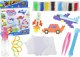 LeanToys Zestaw Koralików Wodnych DIY Magiczne Koraliki 8 Kolorów Środki Transportu 1