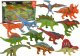 Figurka LeanToys Zestaw Figurki Dinozaury 12 sztuk Kolorowe 1