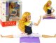 LeanToys Lalka Dla Dzieci Mata Joga Długie Blond Włosy 1
