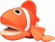 LeanToys Pluszowa Maskotka Ryba Błazenek Pomarańczowy Pacynka 25 cm 1