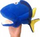 LeanToys Pluszowa Maskotka Rybka Niebieska Pacynka 25 cm 2