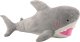 LeanToys Pluszowy Rekin Maskotka Przytulanka 50cm Siwy 1