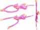 LeanToys Maskotka Pluszowa Małpka z Dźwiękiem Różowa 60 cm 1