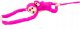 LeanToys Maskotka Pluszowa Małpka z Dzieckiem Ciemno Różowa z Dźwiękiem 70 cm 2