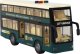 LeanToys Autobus Piętrowy Światła Dźwięki Napęd Frykcyjny Ciemno Zielony 1:16 3