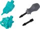 LeanToys Koparka Zestaw DIY Niebieska Pojazd Budowlany Wiertnica Chwytak 5