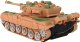 LeanToys Czołg R/C Zdalnie Sterowany Światła Dźwięk Piaskowy 1:18 27MHz 4