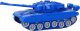 LeanToys Czołg R/C Zdalnie Sterowany Światła Dźwięk Niebieski 1:18 27MHz 2