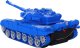 LeanToys Czołg R/C Zdalnie Sterowany Światła Dźwięk Niebieski 1:18 27MHz 3