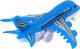 LeanToys Samolot Zdalnie Sterowany R/C Światła Niebieski DIY 3