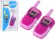 LeanToys Walkie Talkie Krótkofalówki Różowe Zasięg 3km Dla Dzieci 1