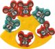 LeanToys Gra Zręcznościowa Myszki Balansujące Serowa Wieża 12 ele. Lekcja Matematyki 2