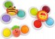 LeanToys Zabawka Sensoryczna Spinnery Pszczółka Słoneczko Marchewka Przyssawki 2
