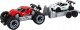 LeanToys Auto Terenowe Czerwone Laweta Pojazd Sportowy Zestaw 1