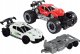 LeanToys Auto Terenowe Czerwone Laweta Pojazd Sportowy Zestaw 2