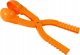 LeanToys Śnieżkomat Maszynka do Kulek Śnieżnych Piłka Pomarańczowy 35cm x 7cm x 7cm 2