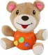 LeanToys Pluszowy Miś Interaktywny Pluszak Pomarańczowy Grający 23 cm 2