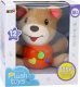LeanToys Pluszowy Miś Interaktywny Pluszak Pomarańczowy Grający 23 cm 3