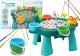LeanToys Gra Zręcznościowa Łowienie Rybek Stoliczek Zielony 1