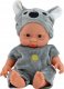 LeanToys Mała Lalka Bobas Siwe Ubranko Czapeczka Koala 1