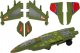 LeanToys Myśliwiec Militarny F35 Jeżdżący Światła Dźwięki Zielony 3
