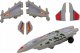 LeanToys Myśliwiec Militarny F35 Jeżdżący Światła Dźwięki Szary 3