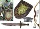 LeanToys Zestaw Rycerza Łuk Miecz Tarcza Kostium Rycerski 5