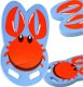 LeanToys Deska Do Nauki Pływania Piankowa Krab Niebieska 4