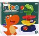 LeanToys Edukacyjna Zjeżdżalnia Dla Kulek Sorter Zielony Dinozaur 3