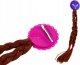 LeanToys Zestaw Akcesoriów Małej Księżniczki Różdżka Rękawiczka Korona Warkocze 4