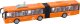 LeanToys Autobus Przegubowy Miejski 1:16 Napęd Światła Dźwięki Napęd Pomarańczowy 1