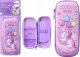 Piórnik LeanToys Piórnik 3D Jednorożec Rozkładany Fioletowy 23x10x5 cm 1