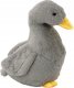 LeanToys Pluszowa Gęś Maskotka Szara Przytulanka Pluszak Kaczka 40cm 1