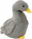 LeanToys Pluszowa Gęś Maskotka Szara Przytulanka Pluszak Kaczka 40cm 2