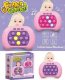 LeanToys Gra Pop-It Wac A Mole Lalka Światła Dźwięki Różowa Sensoryczna 1