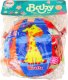 LeanToys Piłka Pluszowa Miękka Sensoryczna Edukacyjna Grzechotka Zwierzątka 18cm 3