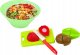 LeanToys Zestaw Owoców Do Krojenia Sałatka Sztućce Taca Artykuły Spożywcze 25 ele. 3