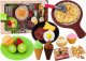 LeanToys Zestaw Fast Food Owoce Stek Lody Akcesoria Pizza Frytki 26 ele. 6