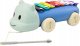 LeanToys Cymbałki Hipopotam Na Kółkach Instrument Dla Dzieci Kolorowe Edukacyjne 2