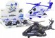 LeanToys Helikopter Policyjny Biały lub Czarny Napęd Frykcyjny Światło i Dźwięk 1