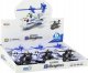 LeanToys Helikopter Policyjny Biały lub Czarny Napęd Frykcyjny Światło i Dźwięk 4