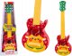 LeanToys Gitara Zabawkowa Dla Dzieci Regulacja Strun Renifer Czerwona 1