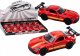 LeanToys Auto Sportowe Samochód 1:32 Figurka Czerwona Spojler Metal 1