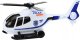 LeanToys Śmigłowiec Policyjny Jeżdżący Helikopter Biały Dźwięki Światła Pilot 1